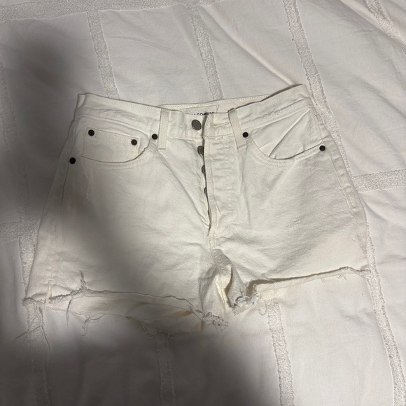 🤍 Denim Forum Yoko Shorts – White - Picture 1 of 4